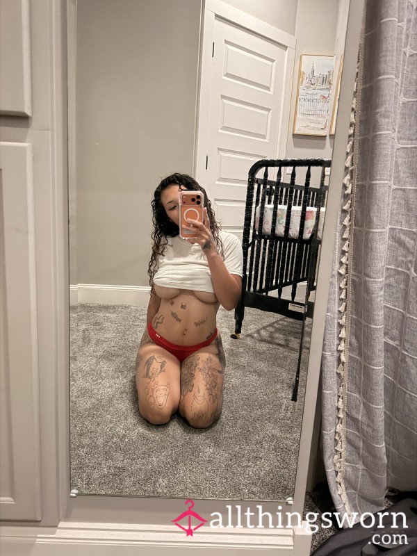 Red Tight Thong