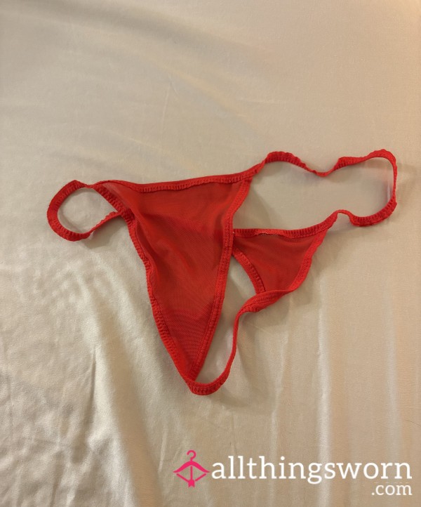 Red Tiny G String
