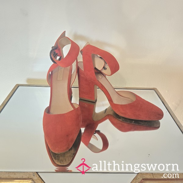 Red Topshop Pumps - Size 7
