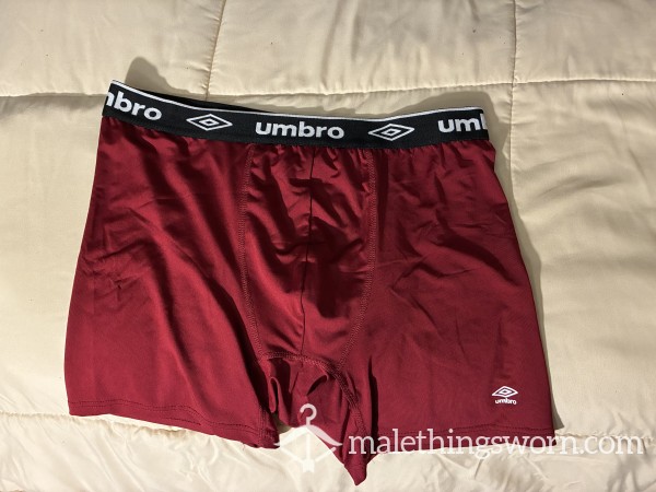 Red Umbro Boxer Briefs