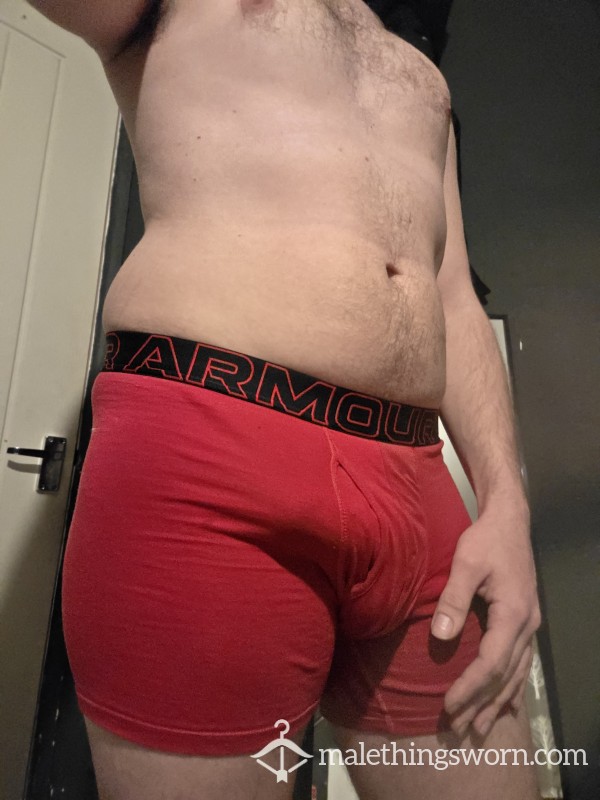 Red Underamour Boxers