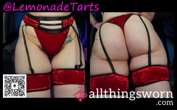 RED VELVET – LINGERIE BOTTOMS (PANTIES LISTING #112)