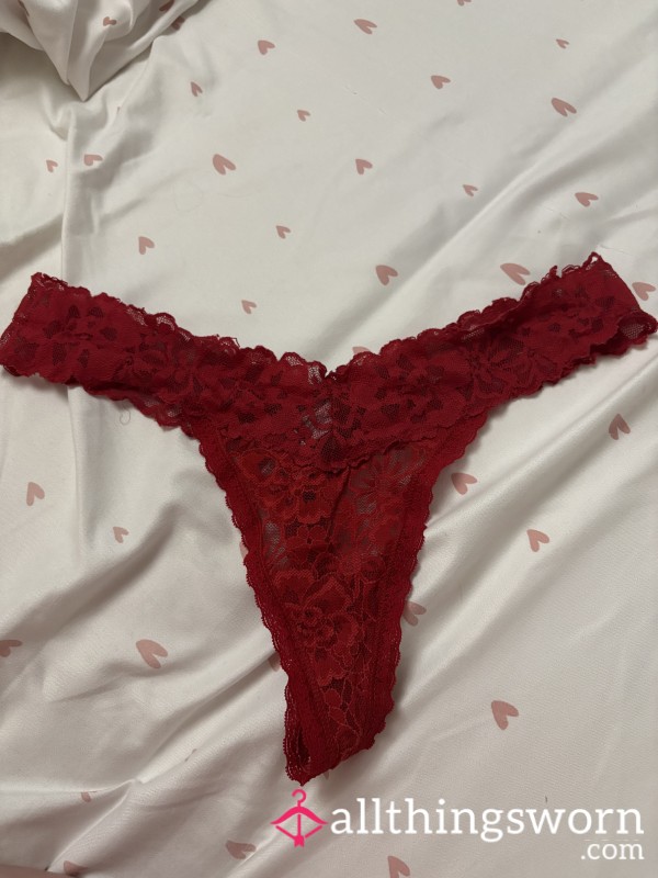 Red, Victoria Secret Thong