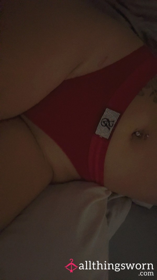 Red Victoria Secret Thong