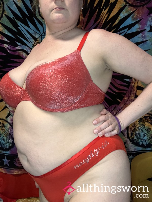 Red Victorias Secret Tenga Panty “Naughty-ish”