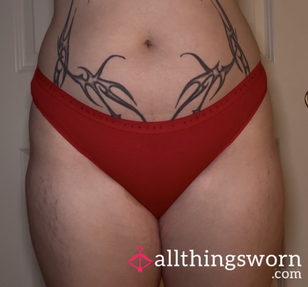 Red Victoria’s Secret Underwear