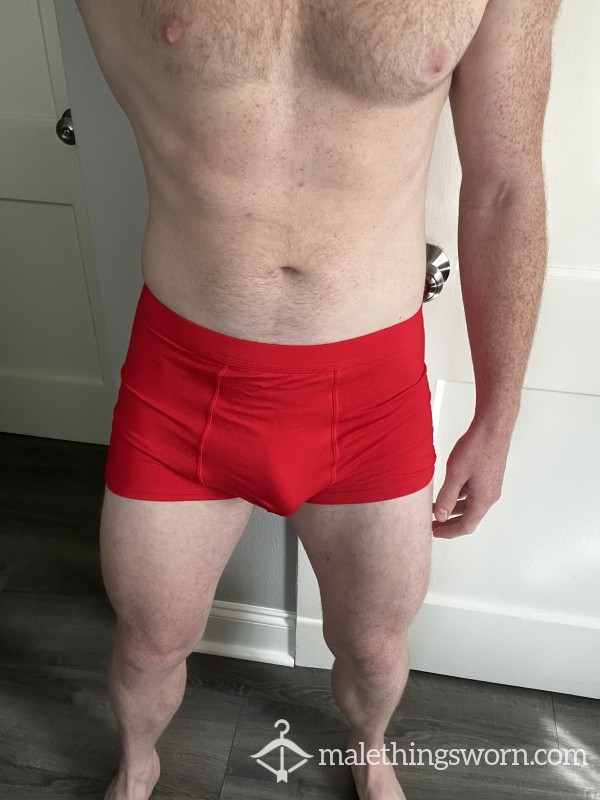 Red Workout Trunks