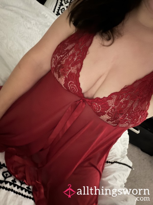 Red Worn Lingerie