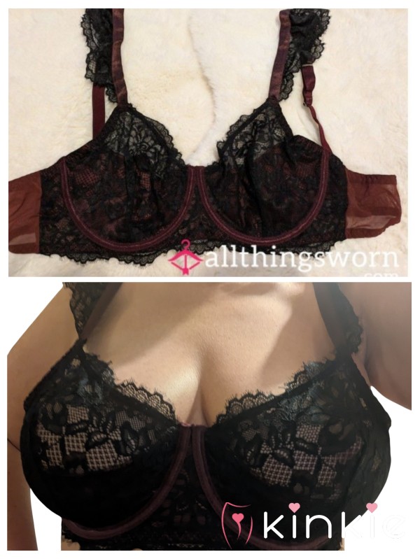 Red/blk Bra