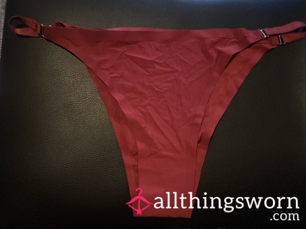 Red/burgandy Nylon Thongs ❤️