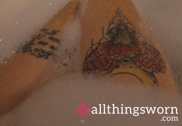 Redhead Feet And Legs In Bath