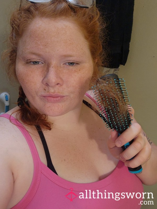 Redheads Hair From Brush