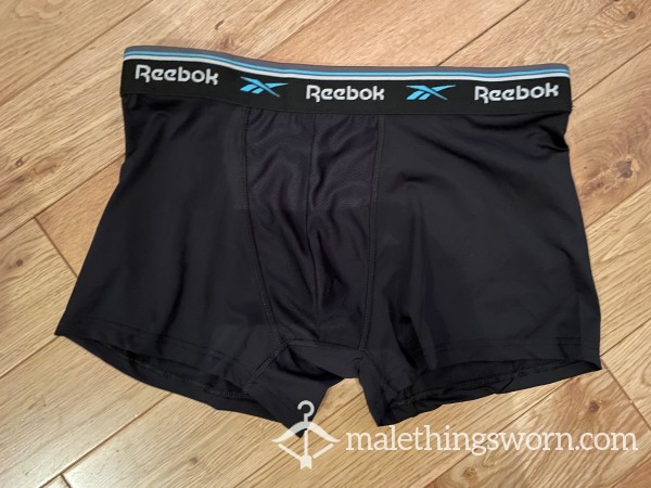 Reebok Training Tight Fitting Black Boxer Shorts Trunks (M) Ready To Be Customised For You!