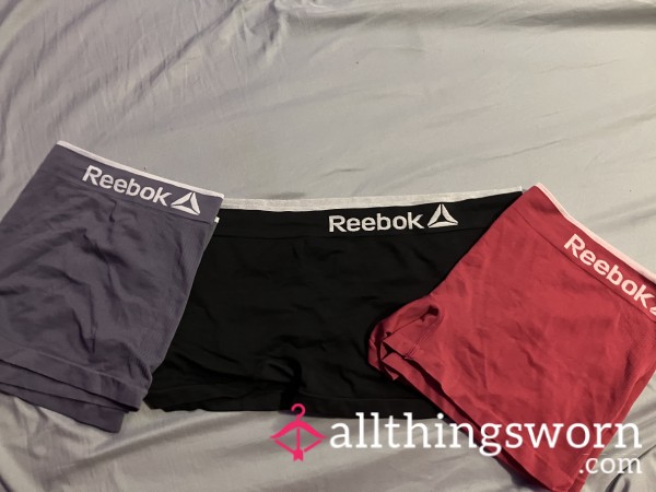 Reebok XL Boyshort Stained Gusset 3 Pack