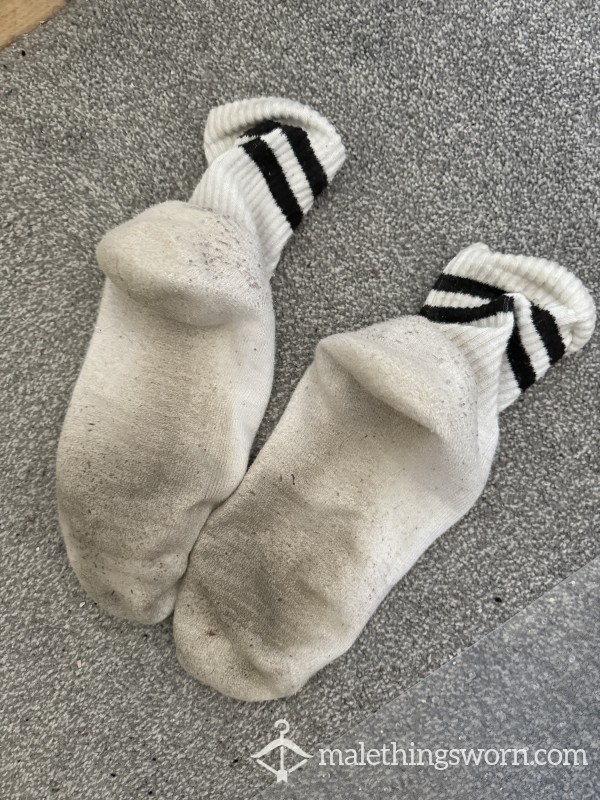 Reeking White Socks