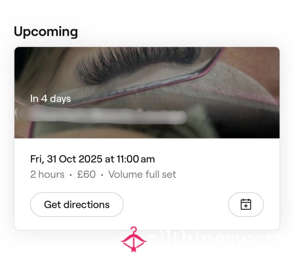 Reimburse Eyelash Extensions For Weekend Getaway🥰
