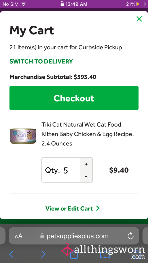 Reimburse Me - Spoil My Kitties