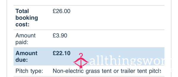 Reimburse My Camping Trip