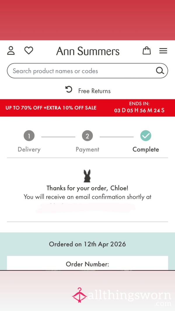 Reimburse My Lingerie Order For A Surprise 😌