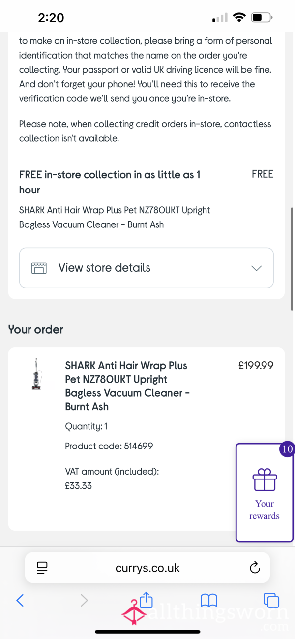 Reimburse My New Hoover 🫶