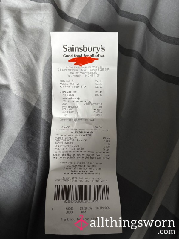 Reimburse My Sainsbury’s Shop