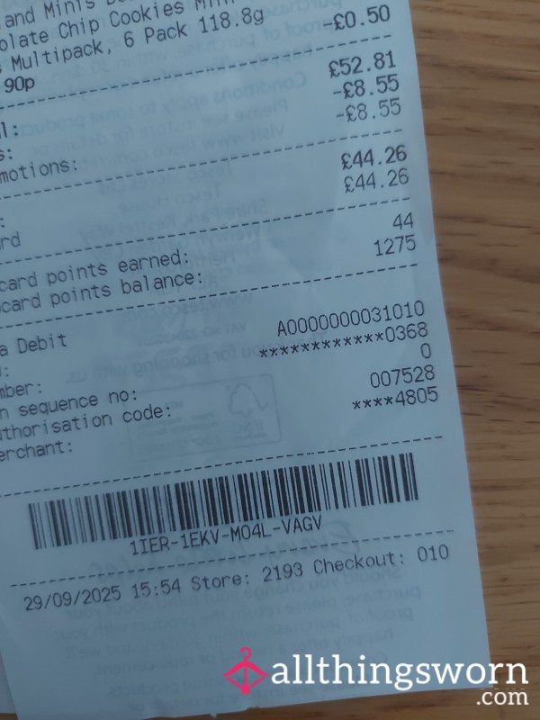 Reimburse My Top Up Food Shop