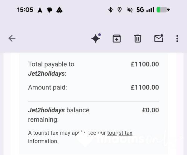 Reimbursement For My Corfu Holliday