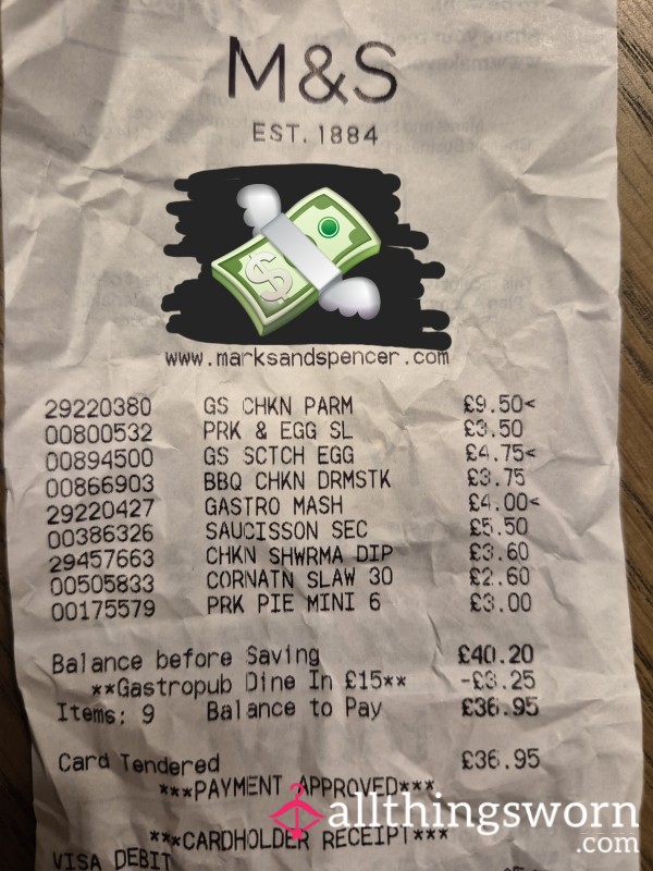 Reimbursement Opp Tonight's Dinner