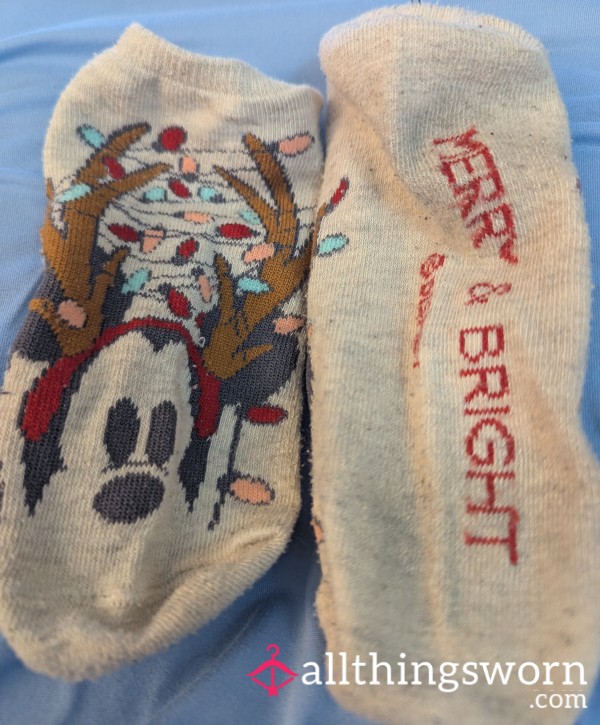 Reindeer Mickey Socks
