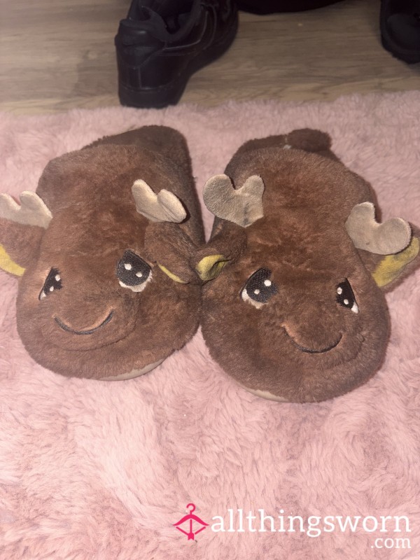 Reindeer Slippers