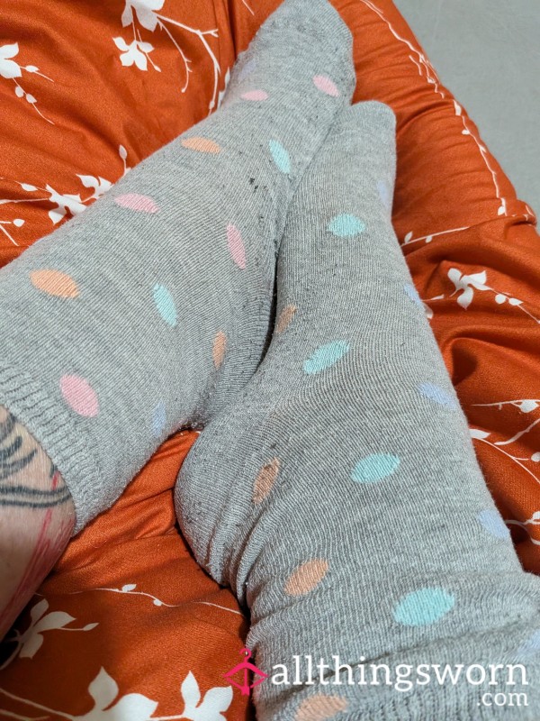 Relaxed Grey Socks — Casually Worn & Comfortable