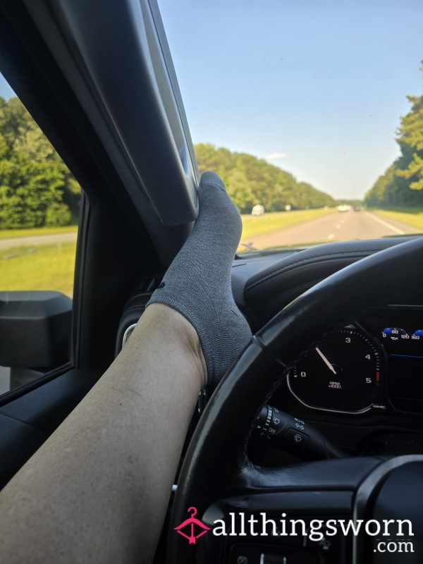 Relaxing With Feet Out Driving 🚗