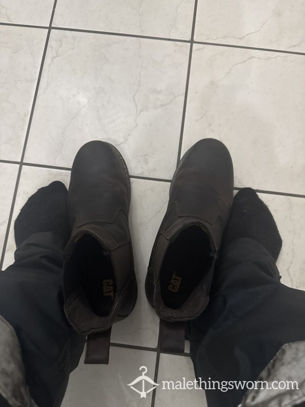 Removing My Work Boots After A Long Day 😈😈