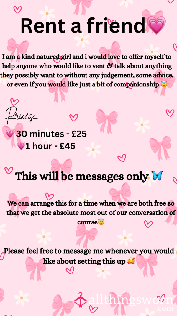 Rent A Friend 💗