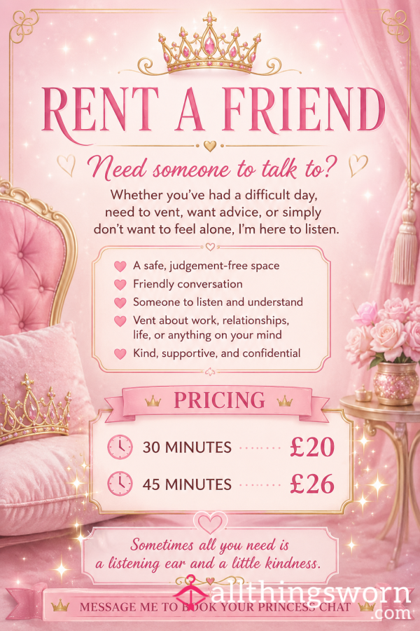 Rent Me As A Friend