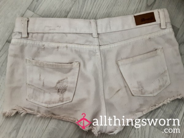 Retired Not So White Denim Shorts 🩳