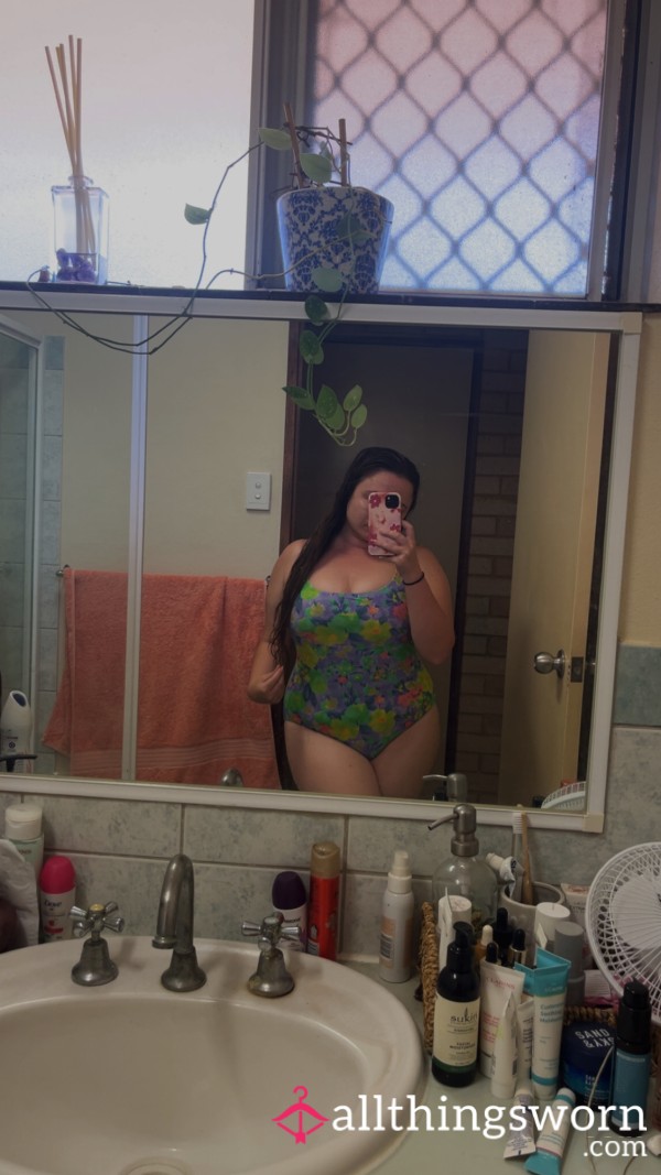 Retro Flor*l One Piece