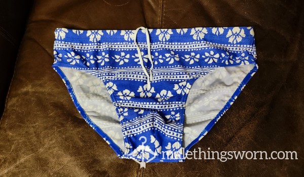 Retro Hawaiian Fratboy Swim-briefs/trunks (M) 30-32