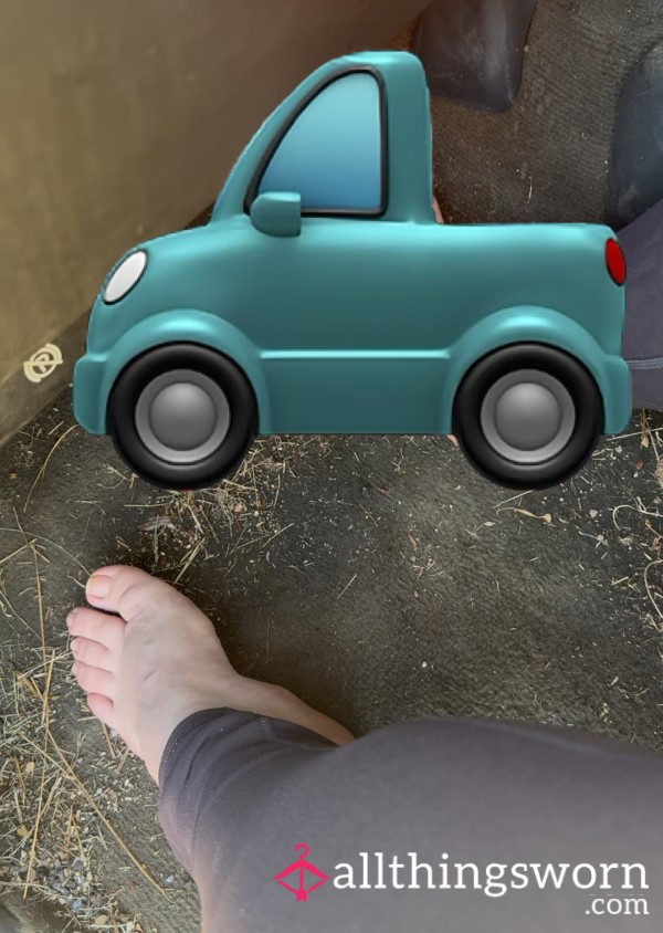 Reving The Farm Truck Barefoot