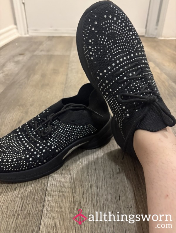 Rhinestoned Errand Running Shoes