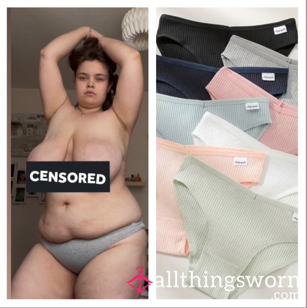 Ribbed Cotton Fullback Panties 🩷
