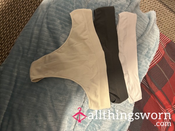 Ribbed Thick Banded Thong