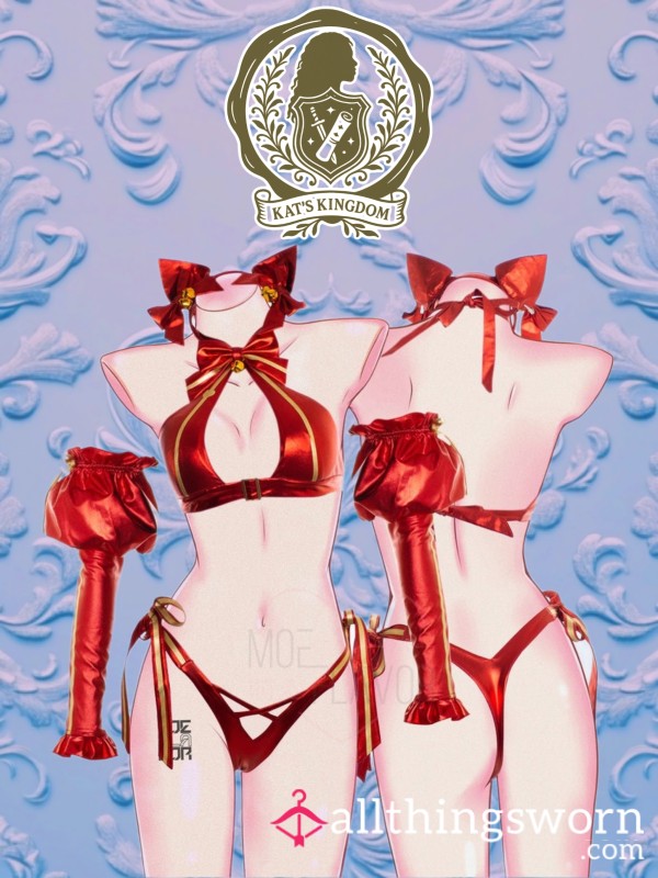 🎀 Ribbon Kitten 🎀 | MoeFlavor Bow Lingerie Set (3XL)
