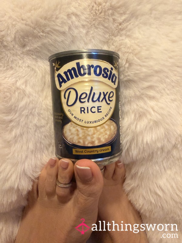 Rice Pudding With A Sprinkle Of TOES 💋🦶