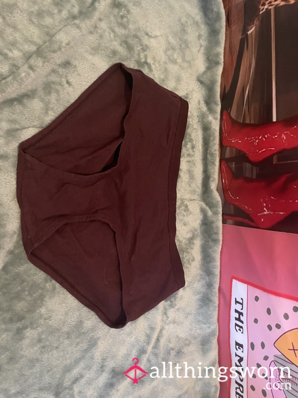 Rich Maroon Panties – Bold & Beautiful 🔥❤️
