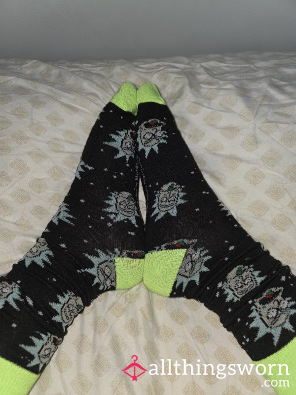 Rick Sanchez Character Crew Socks