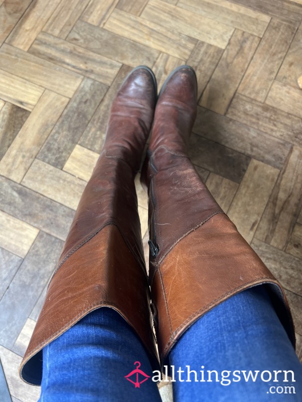 Riding Style Leather Boots - Well Loved