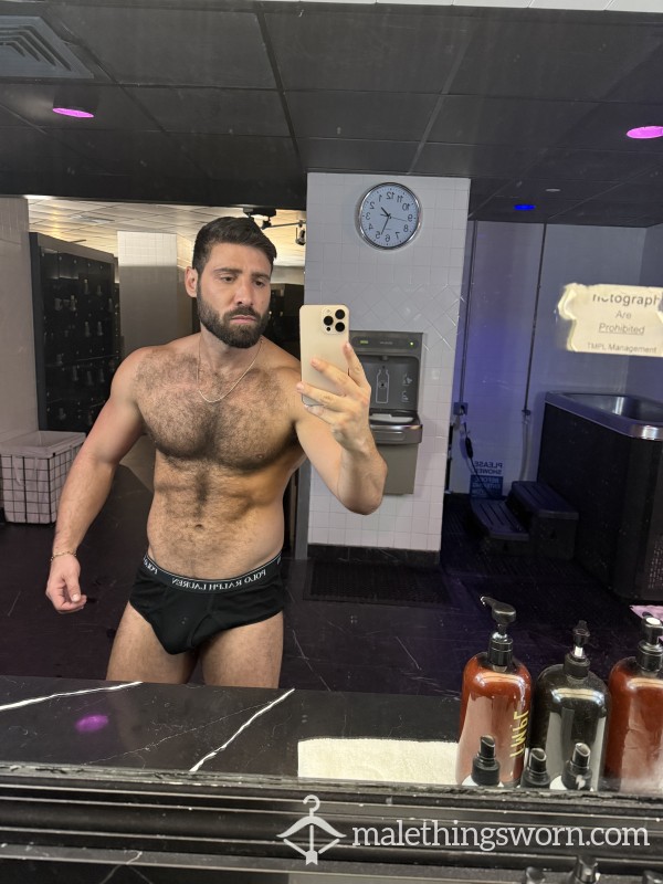 Right After The Gym. Sweaty And Ready
