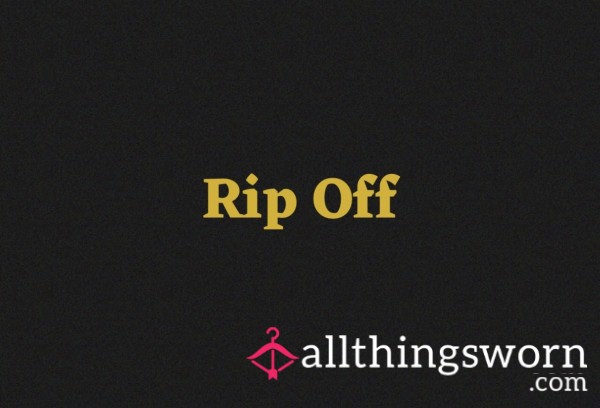 Rip Off🤏🏻
