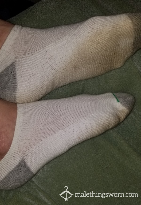 Ripe, Plain White Ankle Socks, Great Smells
